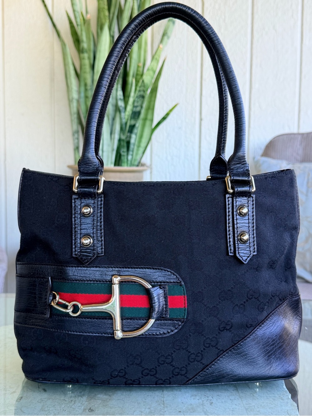 Gucci Sherry line In Black Shoulder Bag💝💝💝